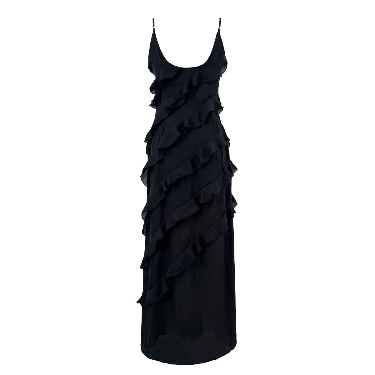 #02 Vestido Ondas Negro