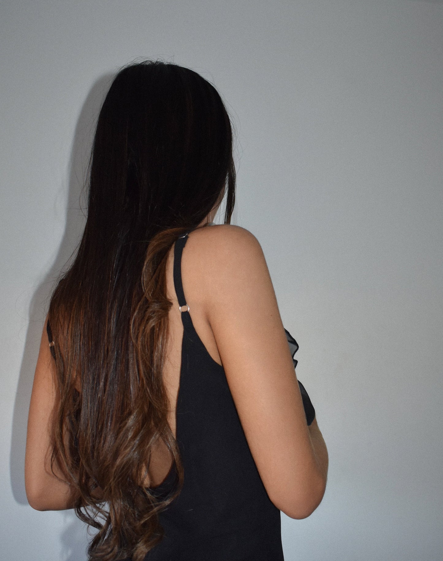 #02 Vestido Ondas Negro