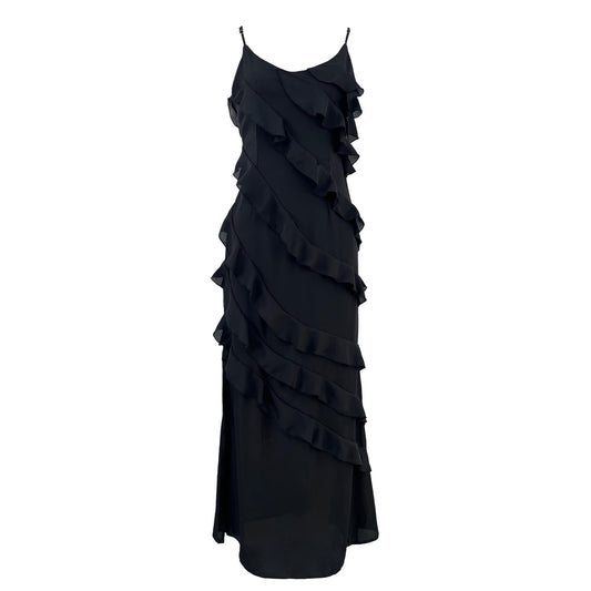 #02 Vestido Ondas Negro